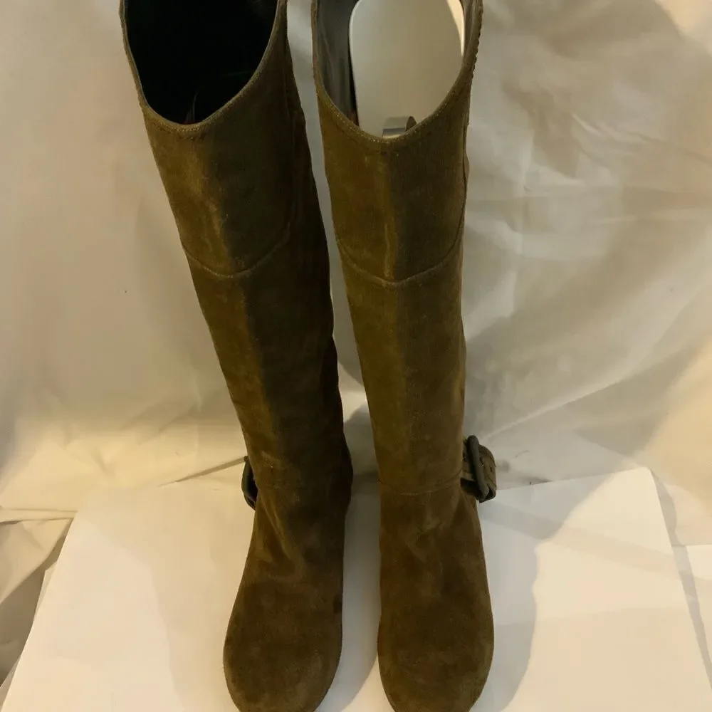 LOLA CRUZ Espana Brown  Suede Tall Boots, EU 37